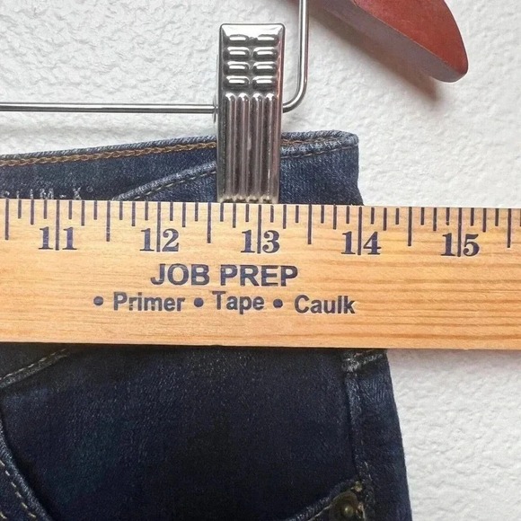 Spanx Womens Slim X Skinny Dark Blue Jeans Sz 28 Slimming Stretch Comfort Basic - Picture 4 of 8